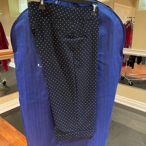 Women's Black and White Polka Dot Nygård Capris